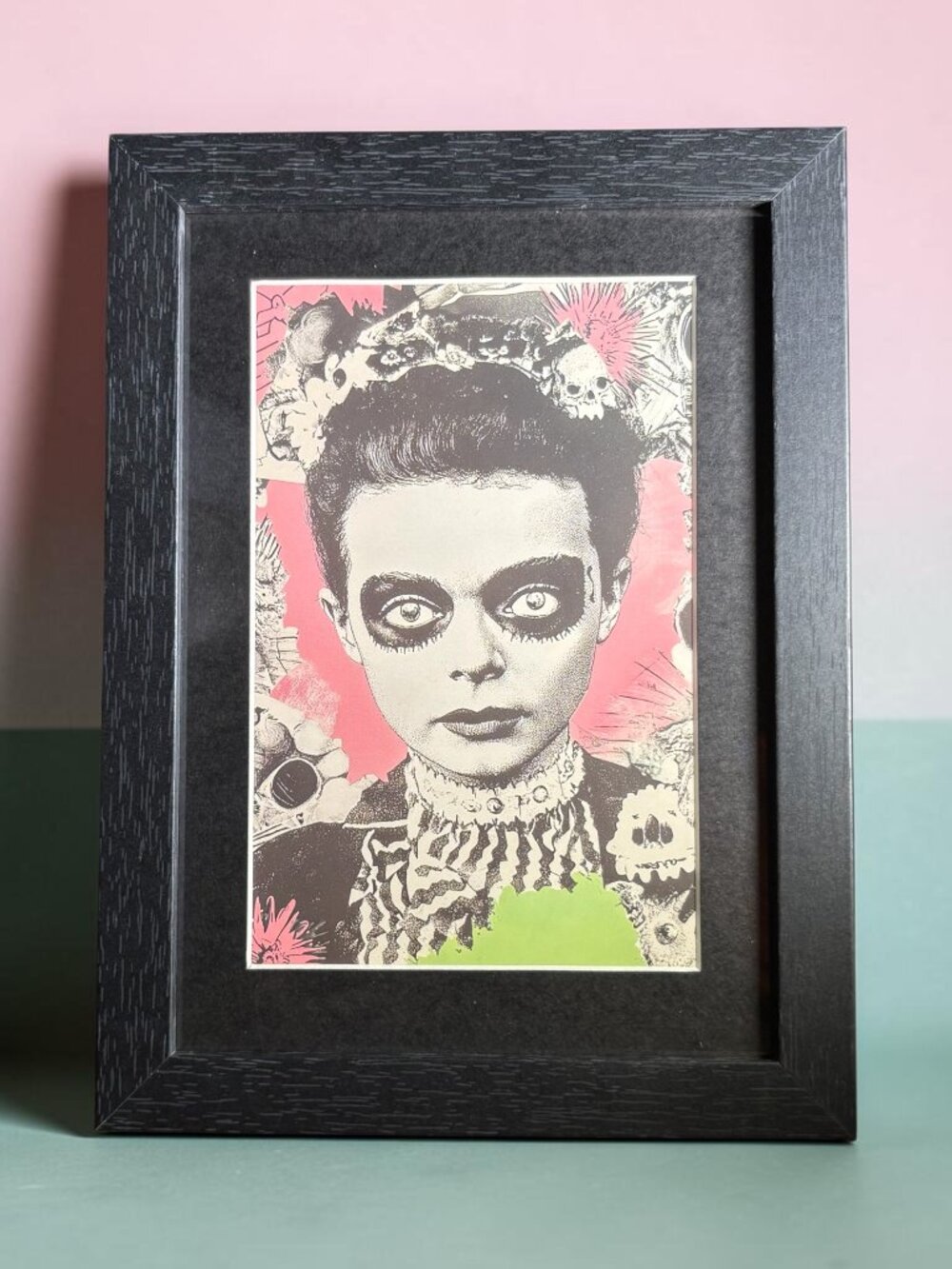Gothic Girl Pop Art Framed Print | 5x7